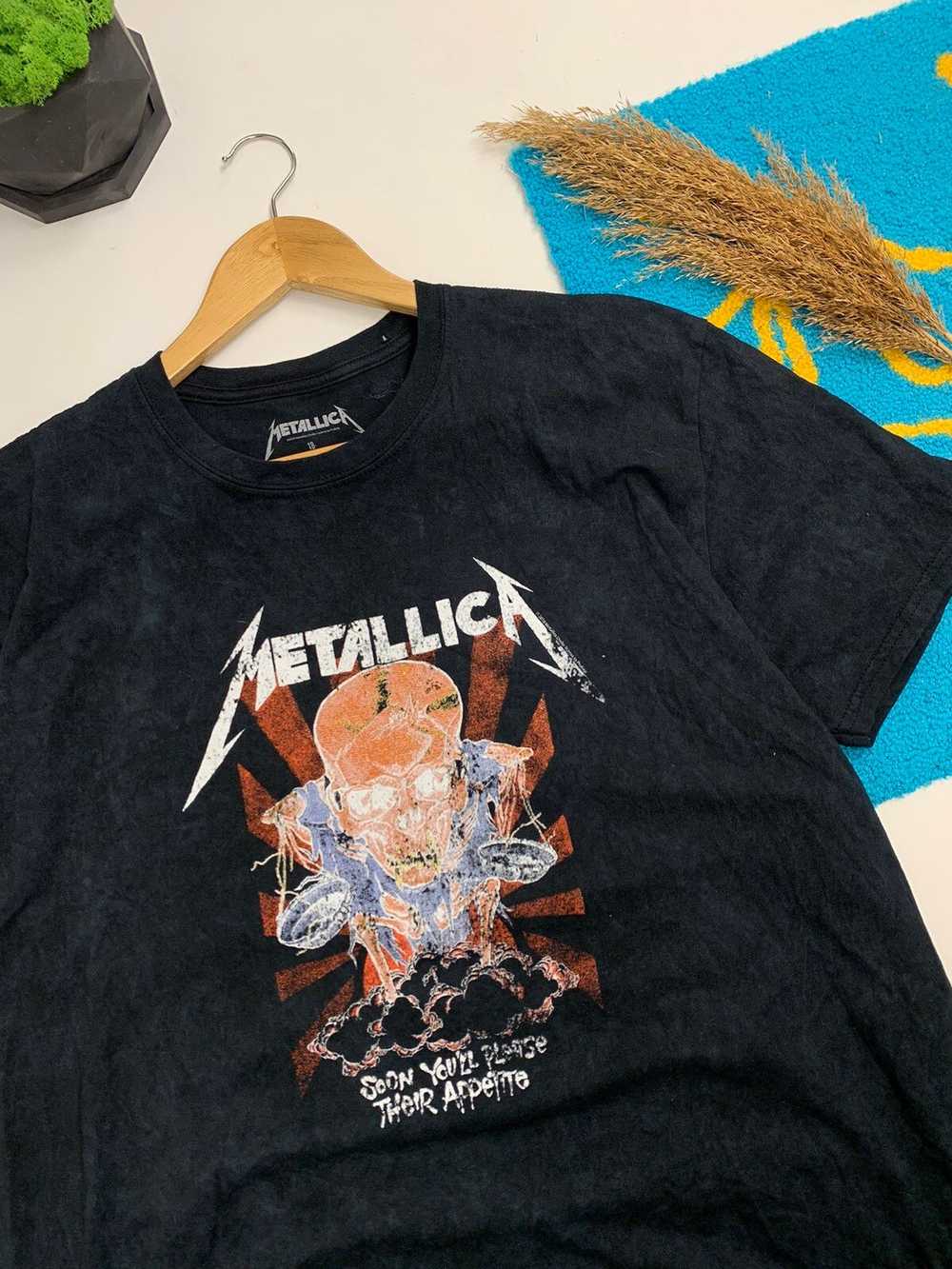 Metallica × Rock Tees × Vintage Vintage Metallica… - image 4