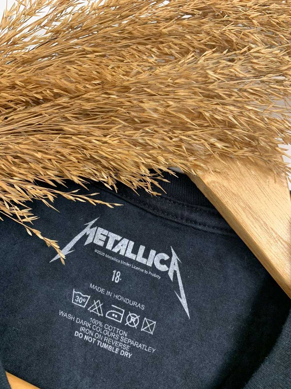 Metallica × Rock Tees × Vintage Vintage Metallica… - image 9