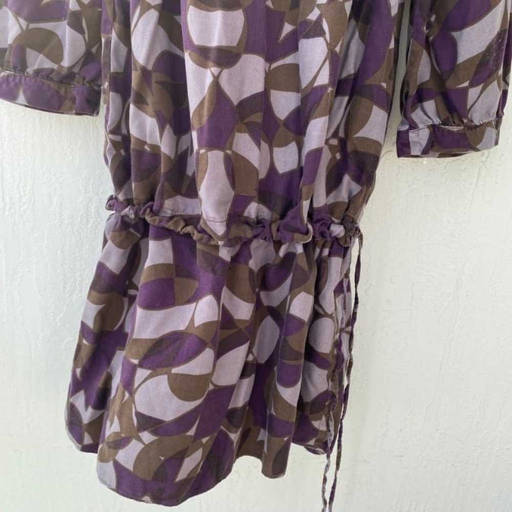 Women Dress XL Bensimon long sleeve purple - image 2