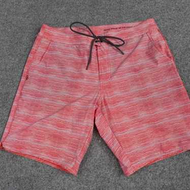 Rhone Rhone Mens Swim Shorts 34 Red Tech Board Sho