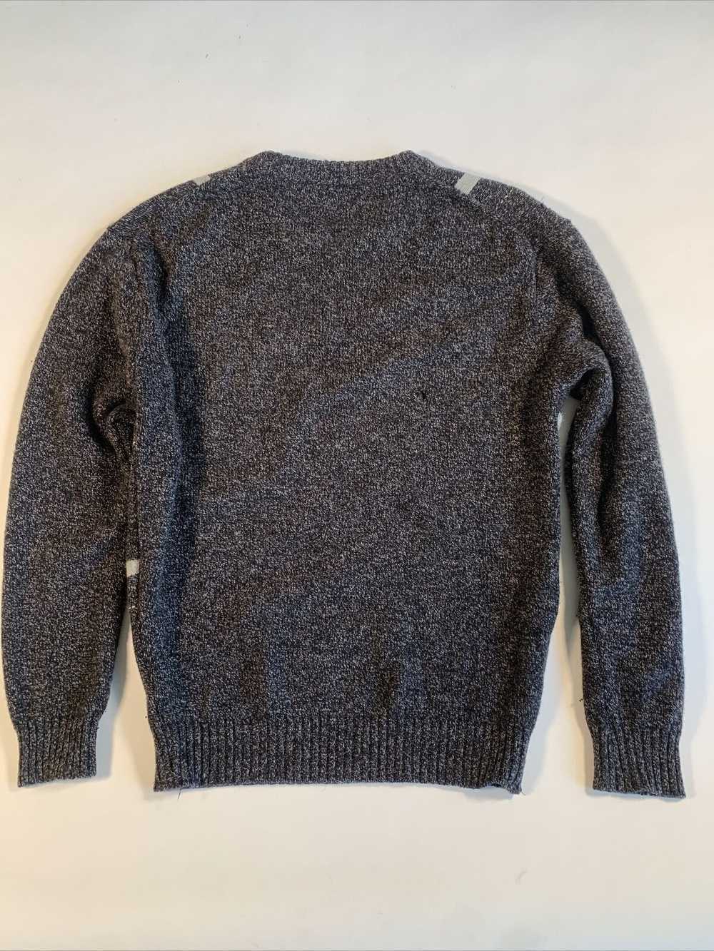 Vintage Kinlock Anderson Wool Knit Sweater Grey P… - image 7