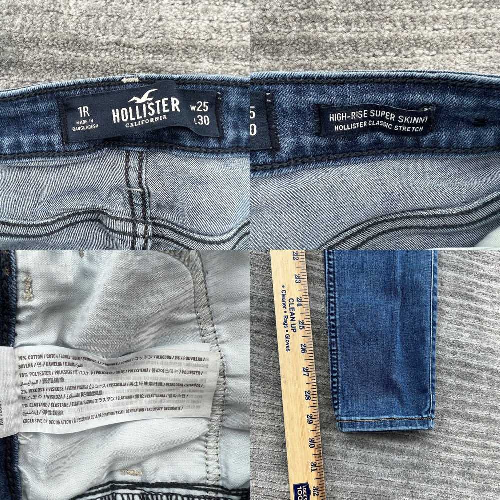 Vintage Hollister Jeans Size 1R W25 L30 Womens Su… - image 4