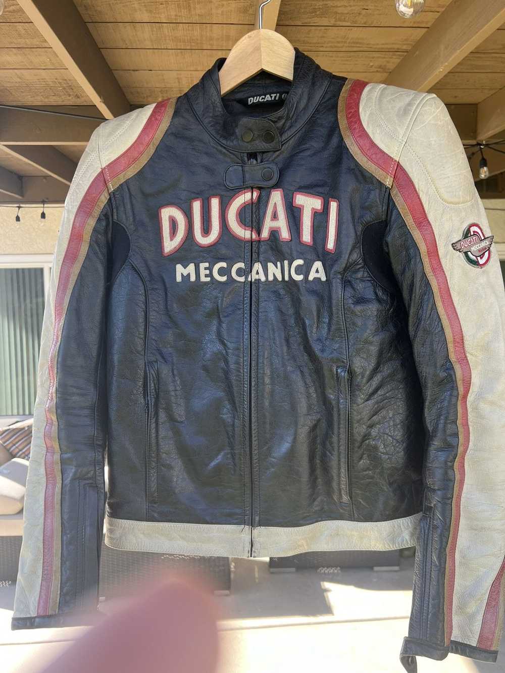 Ducati Ducati Old Times leather moto jacket - image 3