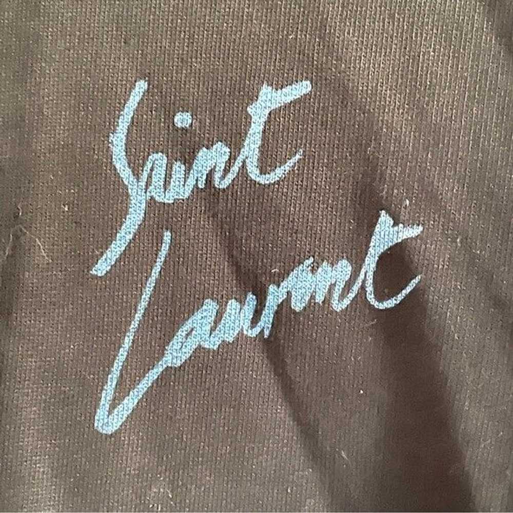 Saint Laurent Paris Saint Laurent Script Cotton H… - image 5