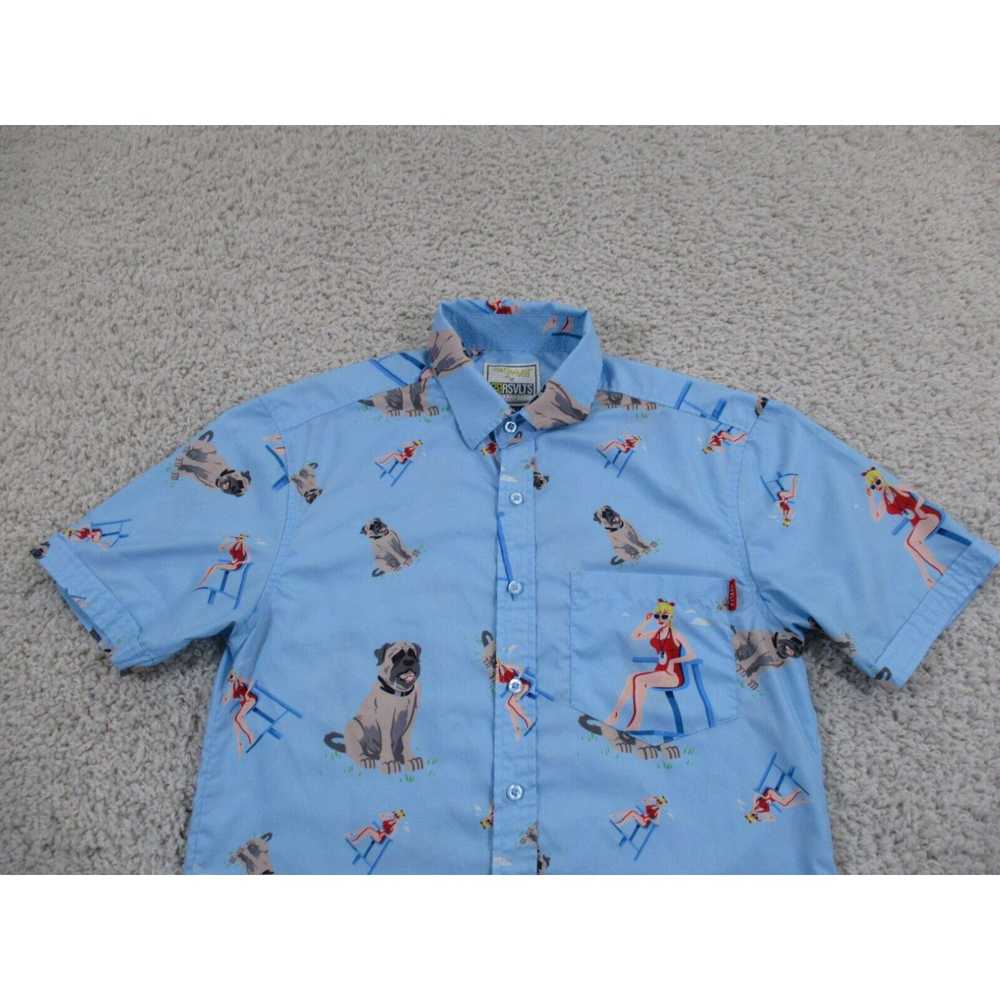 Vintage RSVLTS Shirt Mens Small Blue The Sandlot … - image 2
