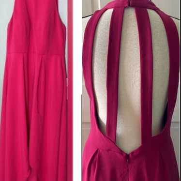 Womens red gown, size 12 - image 1