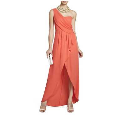 BCBGMAXAZRIA Kail Draped One Shoulder Gown Formal… - image 1