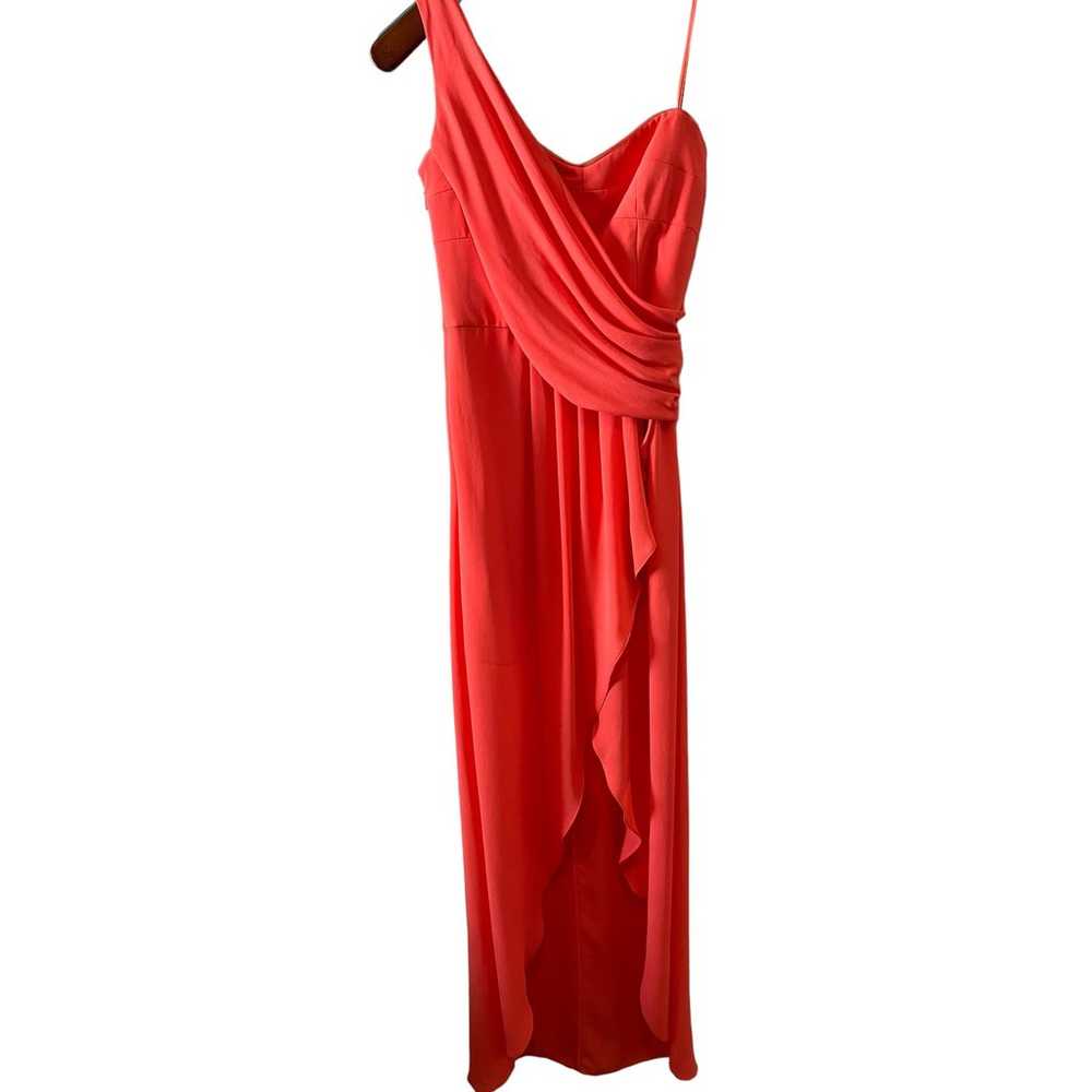BCBGMAXAZRIA Kail Draped One Shoulder Gown Formal… - image 2