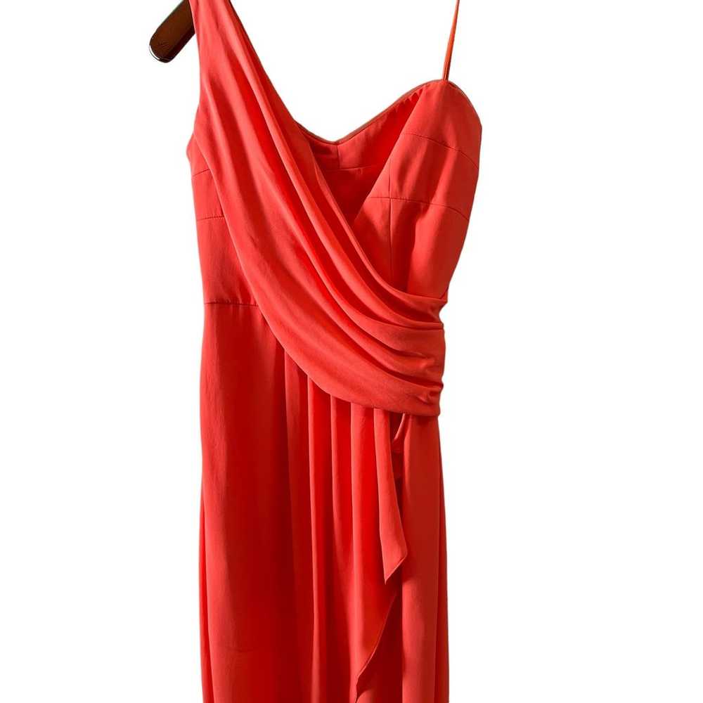 BCBGMAXAZRIA Kail Draped One Shoulder Gown Formal… - image 4