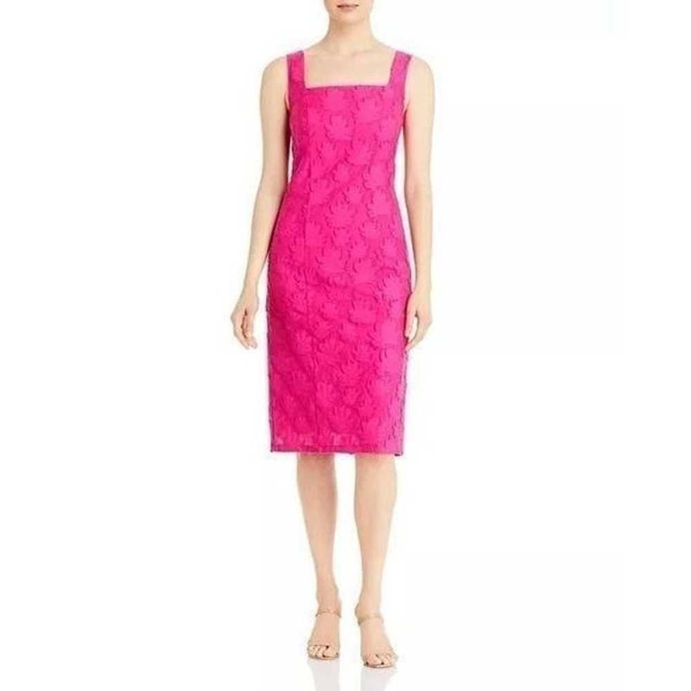 BOSS dress hot pink Diteva sleeveless sheath cott… - image 2