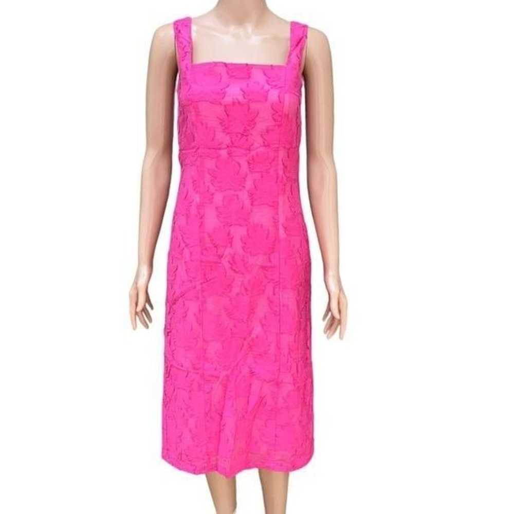 BOSS dress hot pink Diteva sleeveless sheath cott… - image 4