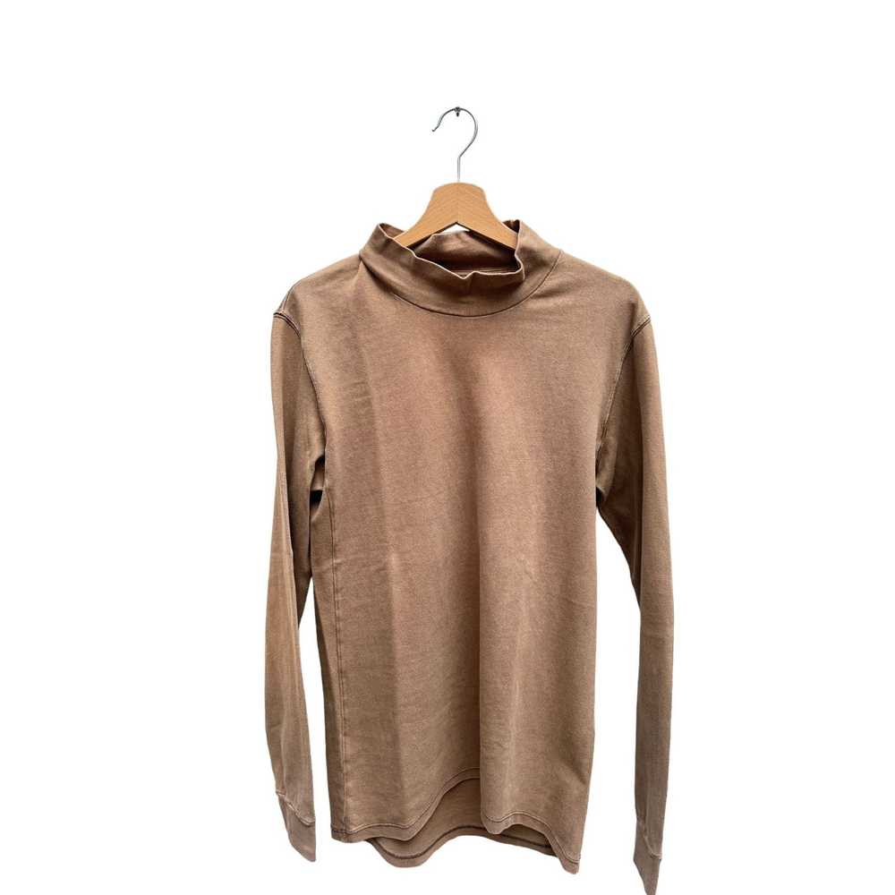 Maison Margiela FW 2004 Beige Cotton Mockneck - image 1