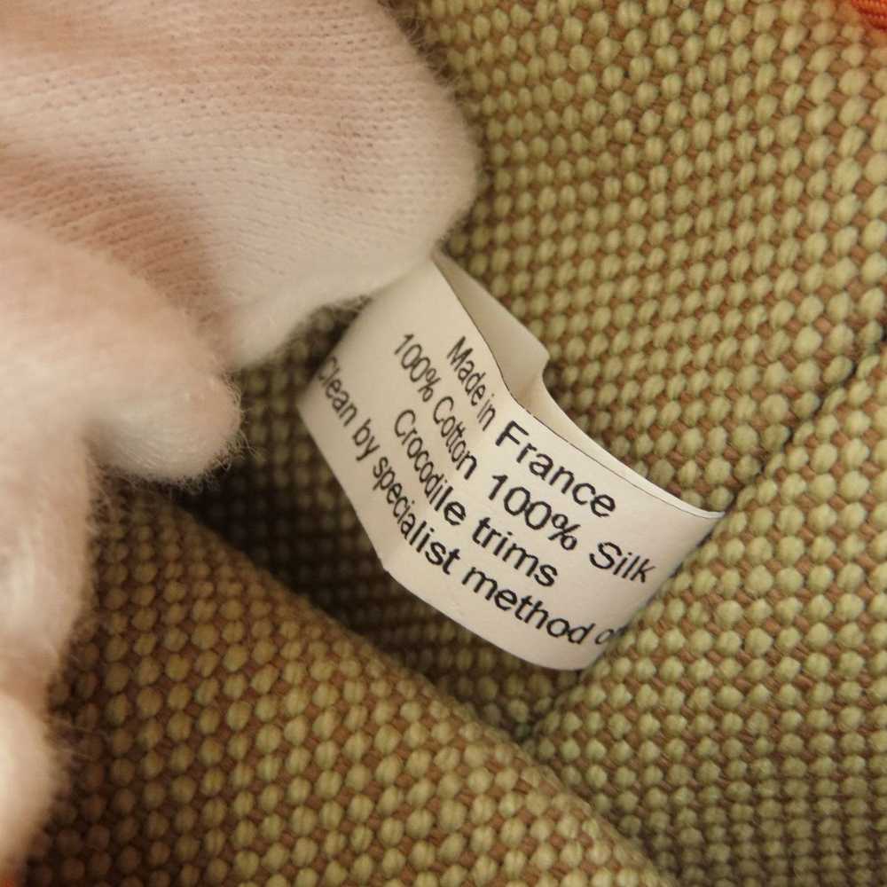 Hermes HERMES Petite Ash Tote Handbag Cotton/Silk… - image 7