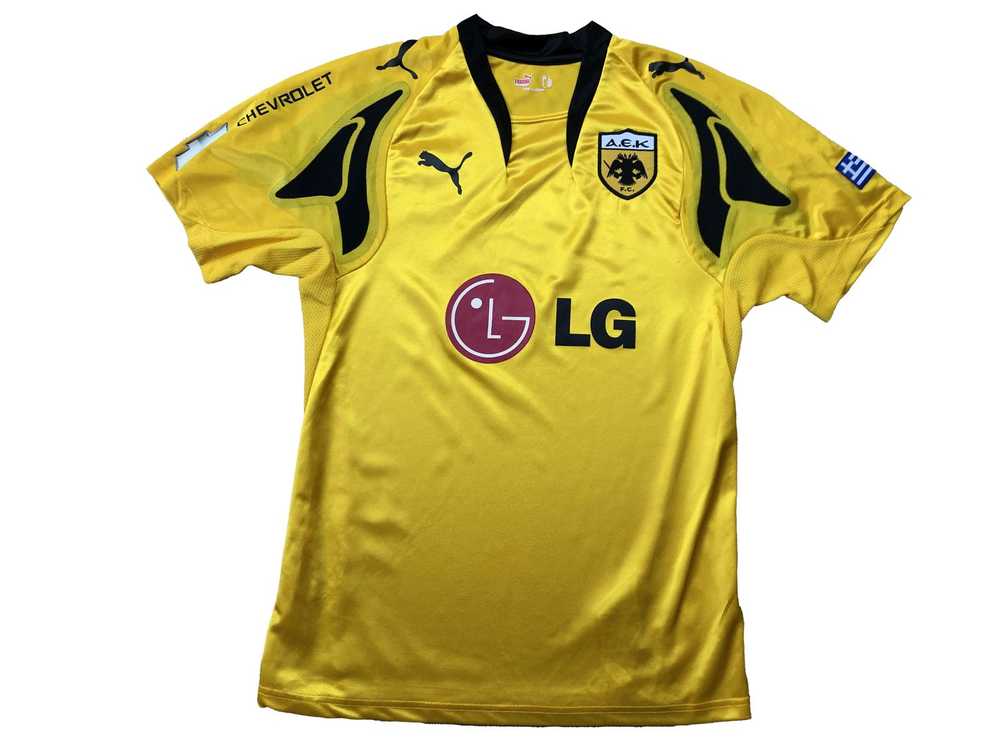 Puma × Soccer Jersey × Vintage AEK Athens footbal… - image 1