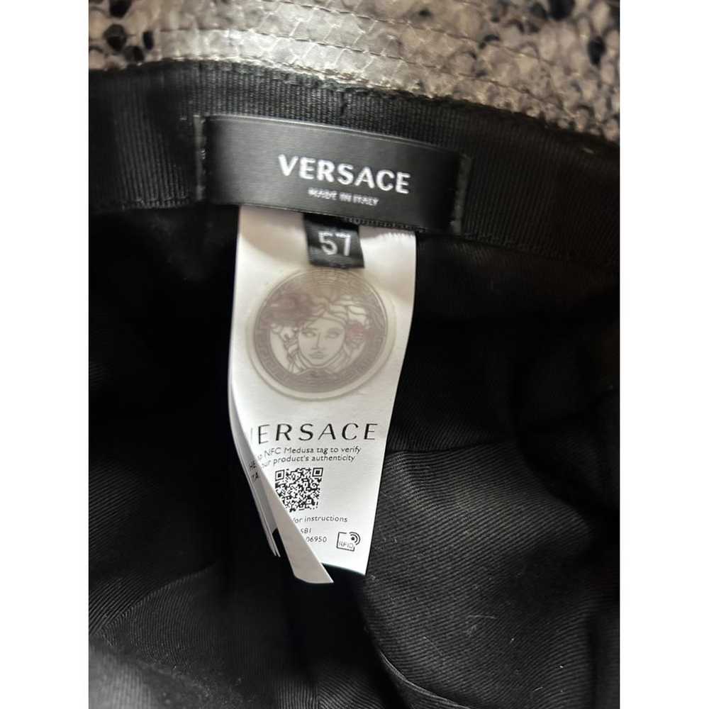 Versace Leather hat - image 4