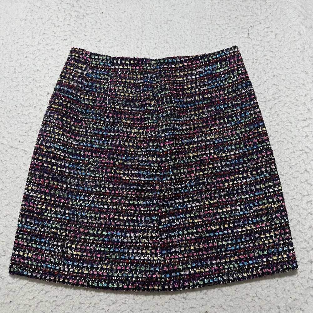 Loft LOFT 2 Shimmer Textured Shift Skirt Colorful… - image 1