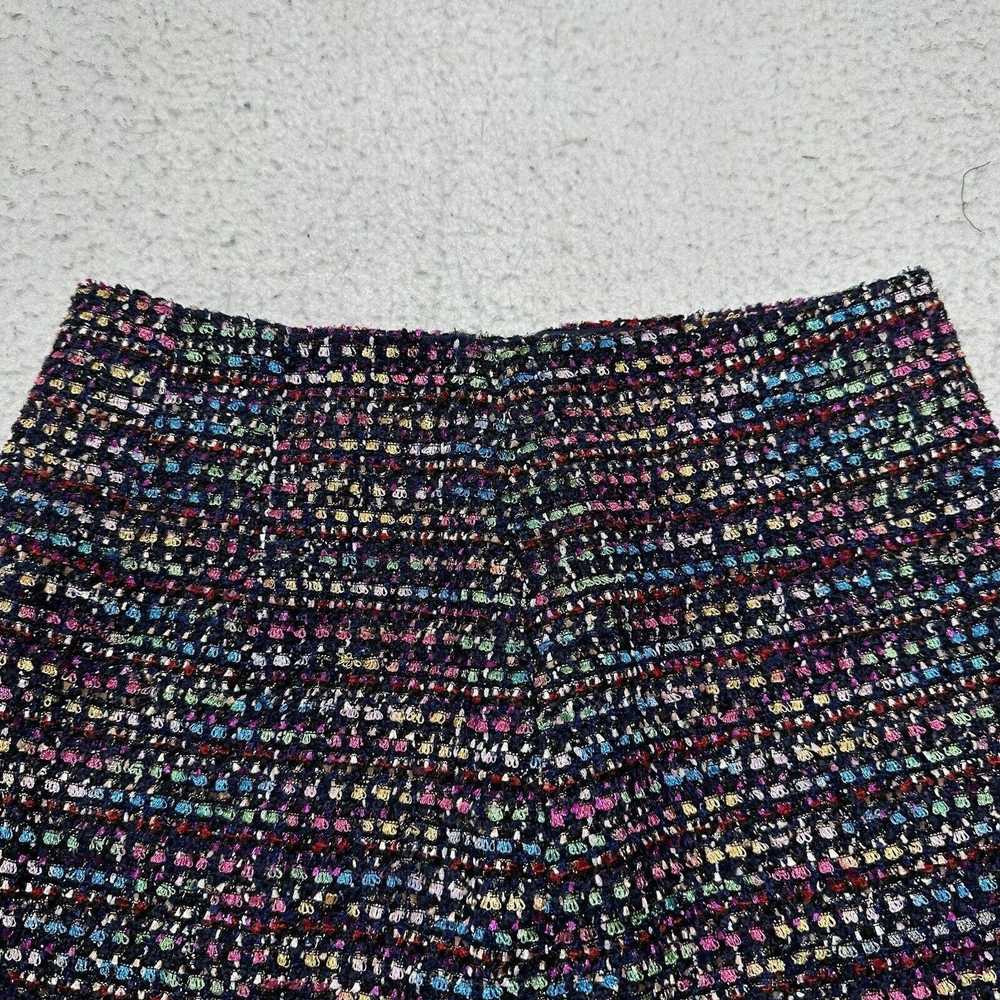 Loft LOFT 2 Shimmer Textured Shift Skirt Colorful… - image 2