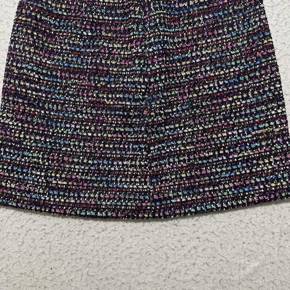 Loft LOFT 2 Shimmer Textured Shift Skirt Colorful… - image 4