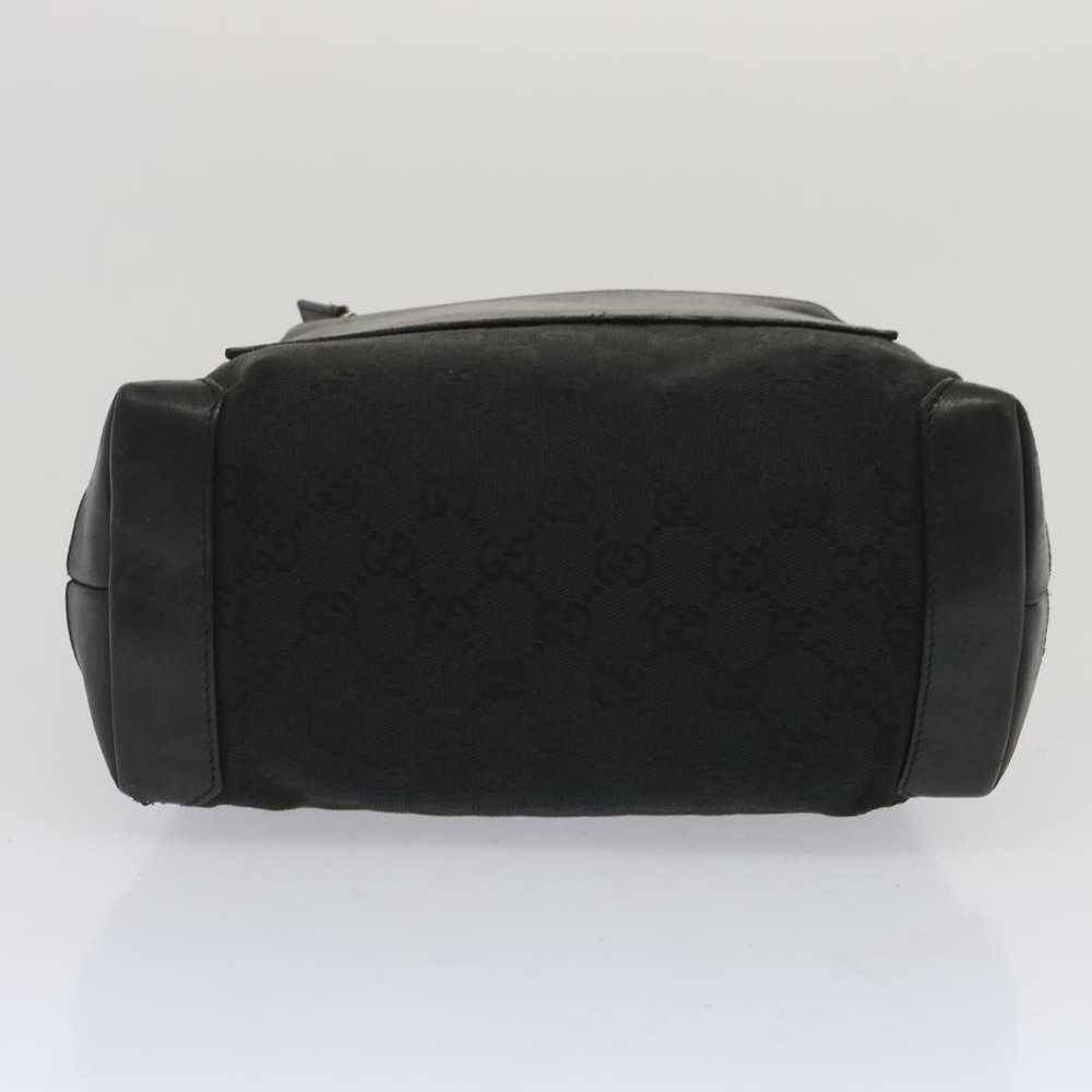 Gucci GUCCI Sherry Line GG Canvas Hand Bag Black … - image 5