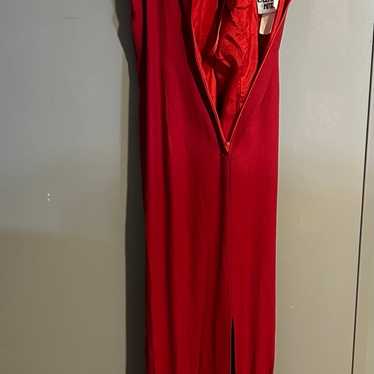 Red Hollywood Nites vintage dress
