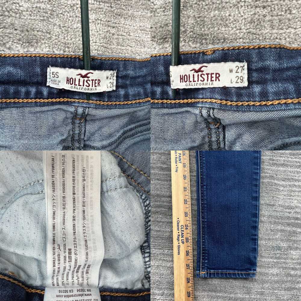Vintage Hollister Jeans Size 5S W27 L29 Womens Sk… - image 4