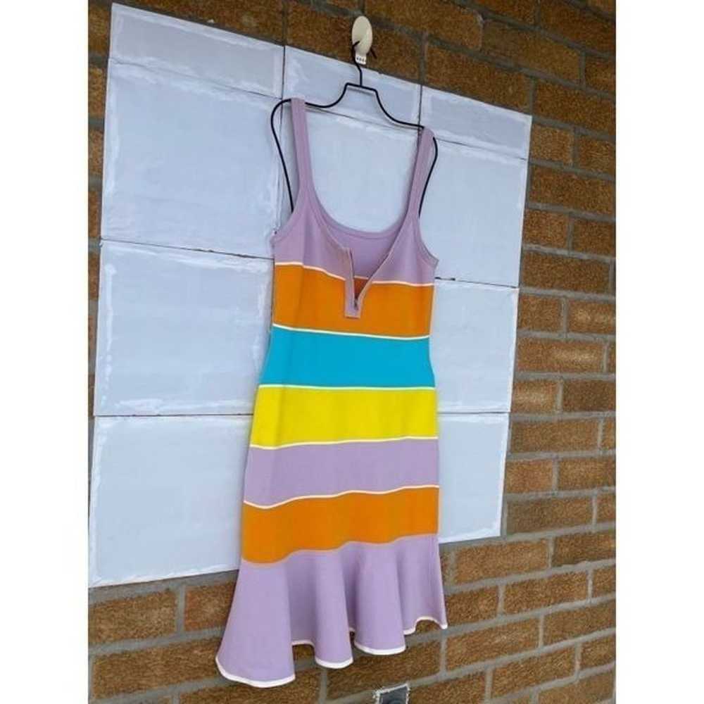 Tanya Taylor Noreen Colorblock Dress large - image 10