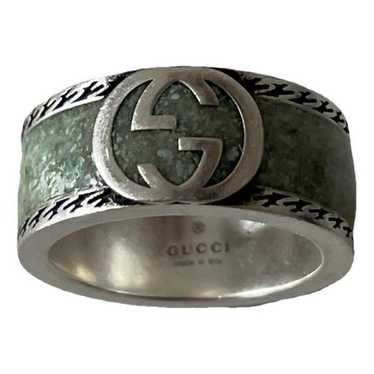 Gucci Gg Running silver ring - image 1