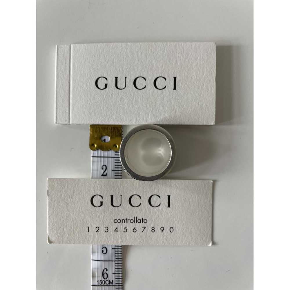 Gucci Gg Running silver ring - image 7