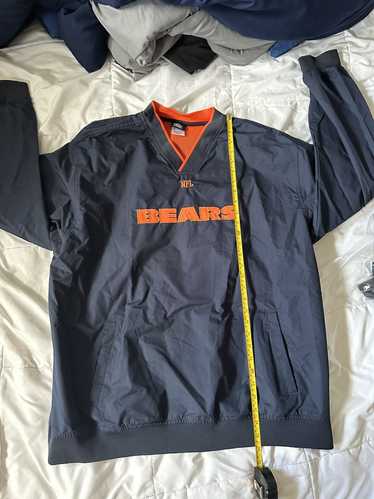 NFL BEARS LONG SLEEVE WINDBREAKER