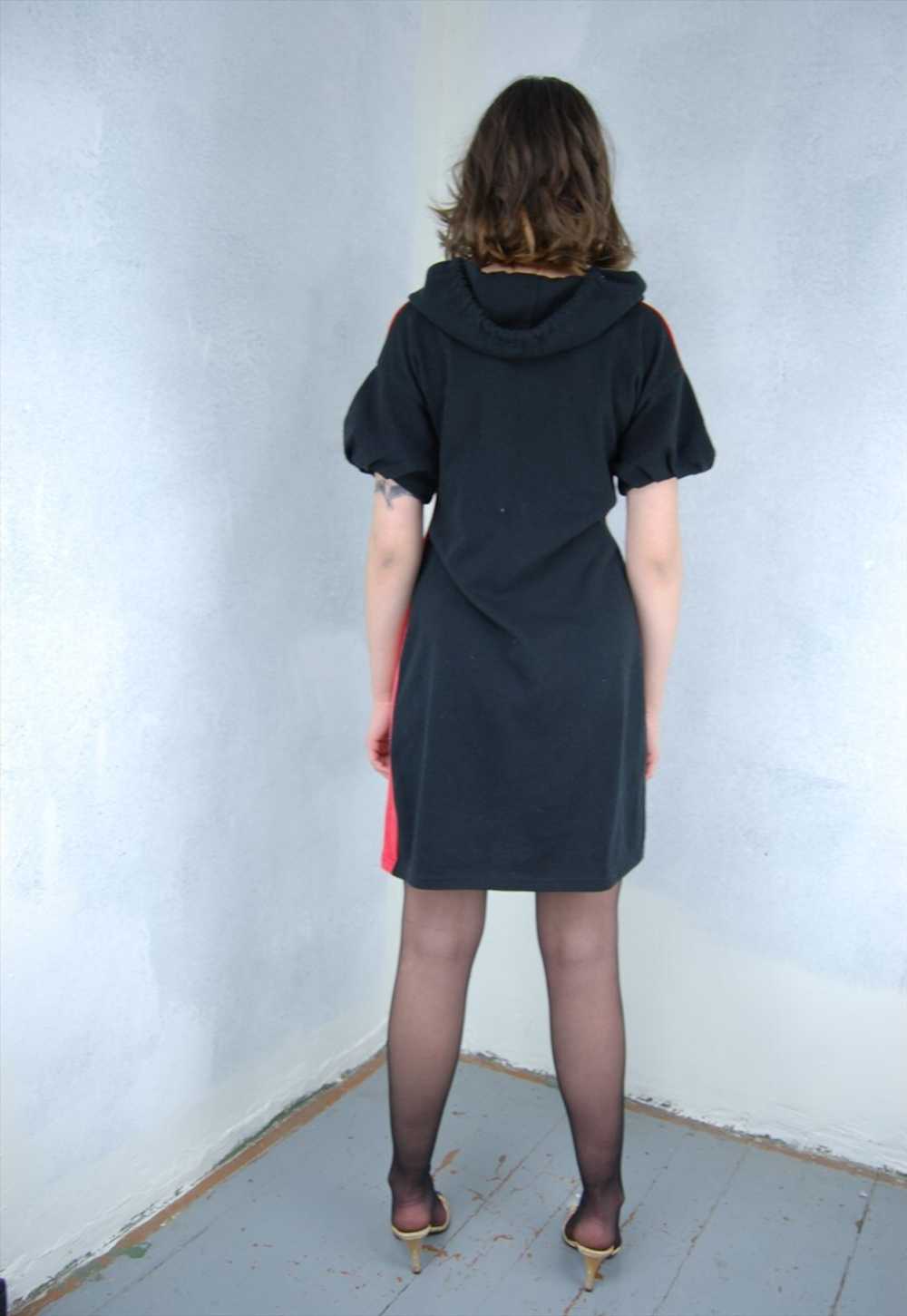 Vintage y2k mini festival capri abstract dress in… - image 5