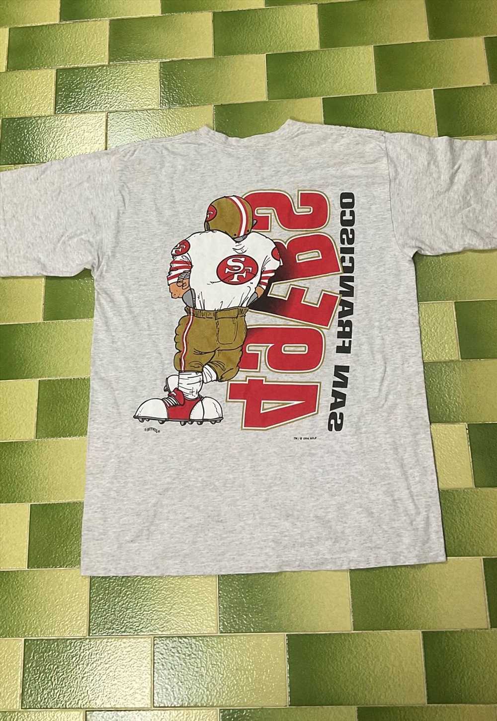 Vintage 90s 1994 NFL San Francisco 49ers T-Shirt … - image 2