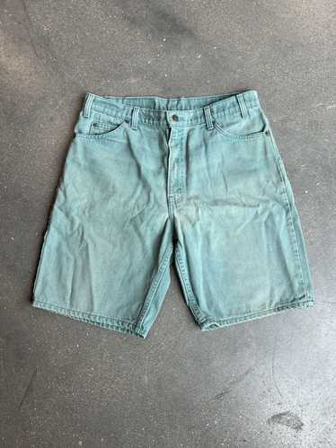 Levi's × Vintage Green Orange Tab 550 Shorts Size 