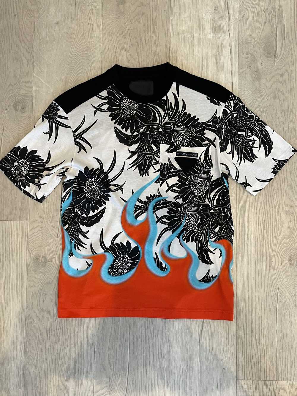 Prada Prada Flame T-Shirt - image 1