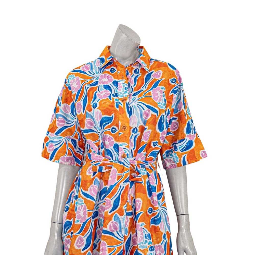 Rachel Antonoff Women's Miriam Shirt Dress tie wa… - image 6