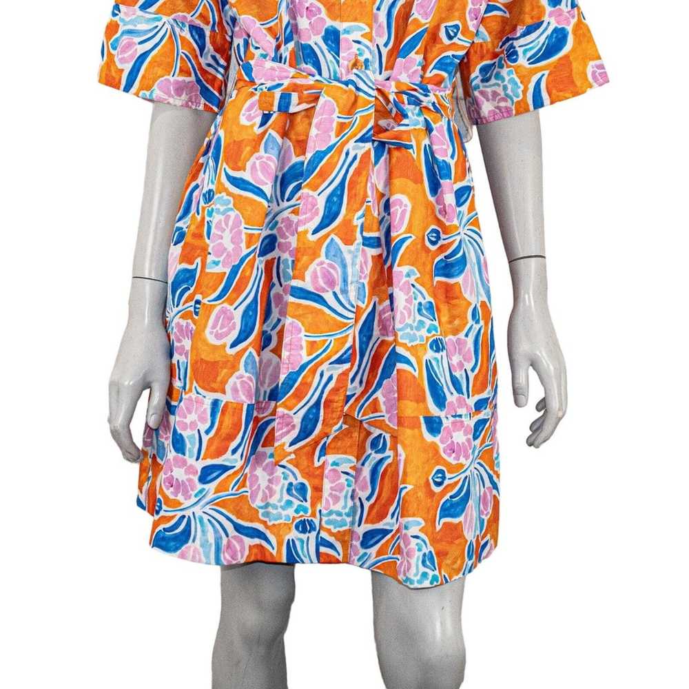 Rachel Antonoff Women's Miriam Shirt Dress tie wa… - image 7