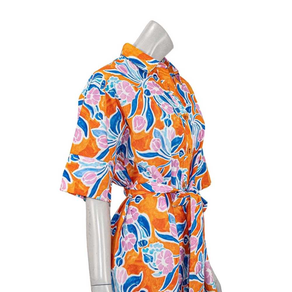 Rachel Antonoff Women's Miriam Shirt Dress tie wa… - image 8