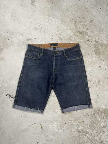 Vintage distressed work-wear,dirty Oakley Industrial Denim high quality shorts