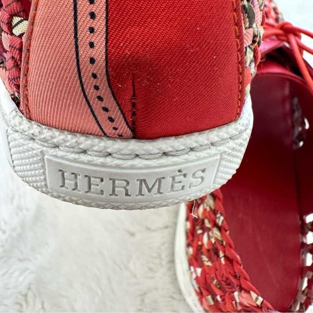 Hermès Leather trainers - image 4