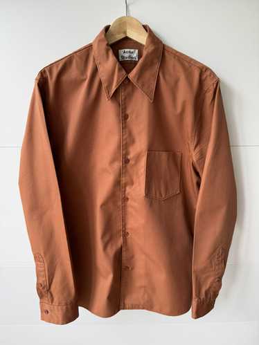 Acne Studios [50] Francisco Twill Shirt in Ginger 