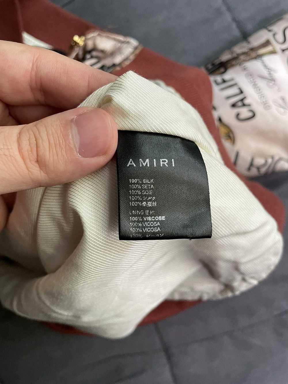 Amiri Amiri Arts District Bomber Jacket - image 7