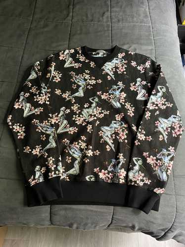 Dior Dior Sorayama Robot Flower Oblique Sweatshirt
