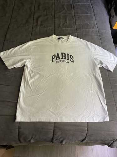 Balenciaga Balenciaga Paris White T Shirt - image 1