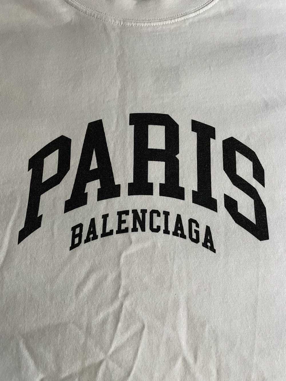 Balenciaga Balenciaga Paris White T Shirt - image 2