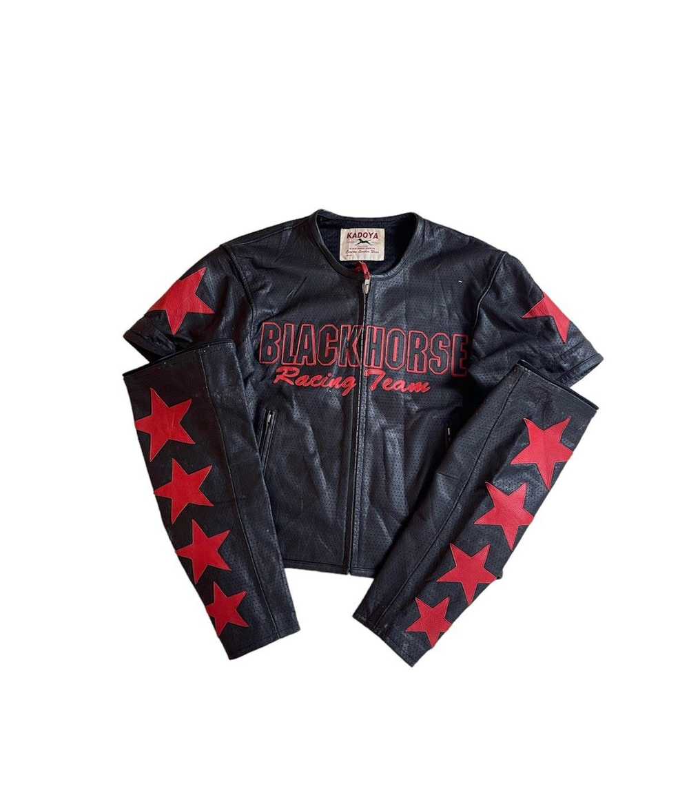 Leather Jacket × Racing 🔥Vintage 90’’s Kadoya “B… - image 2