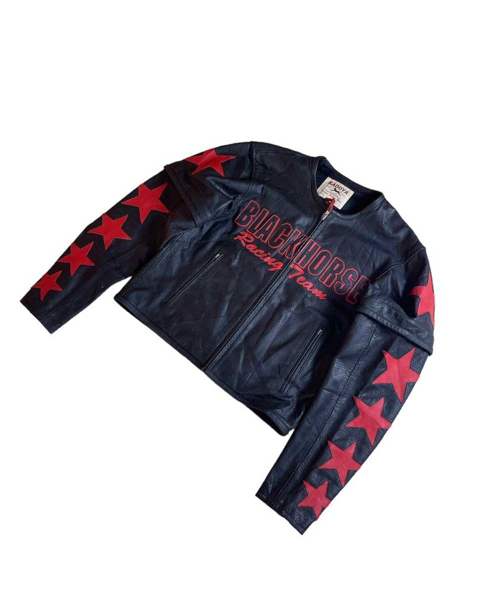 Leather Jacket × Racing 🔥Vintage 90’’s Kadoya “B… - image 4