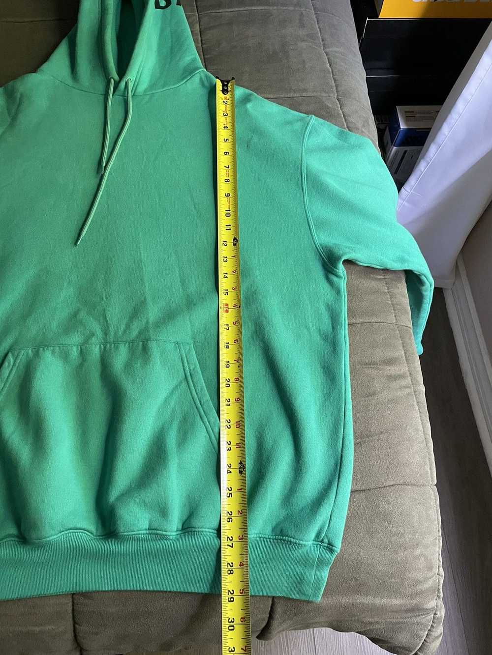 Balenciaga Balenciaga Teal Logo Oversized Hoodie - image 5