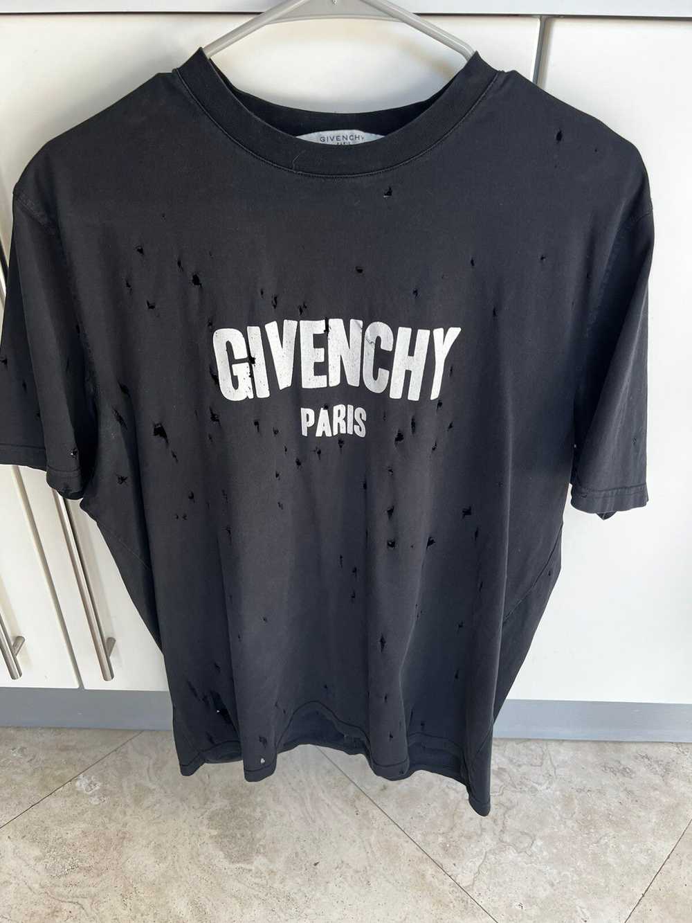 Givenchy Givenchy Distressed T Shirt - image 1