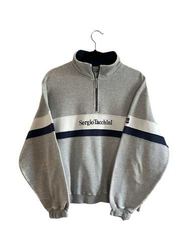 Vintage Sergio Tacchini Small high quality Logo Multicolour Zipper Jacket Sergio Tacchini Sweater Jumper Crewneck