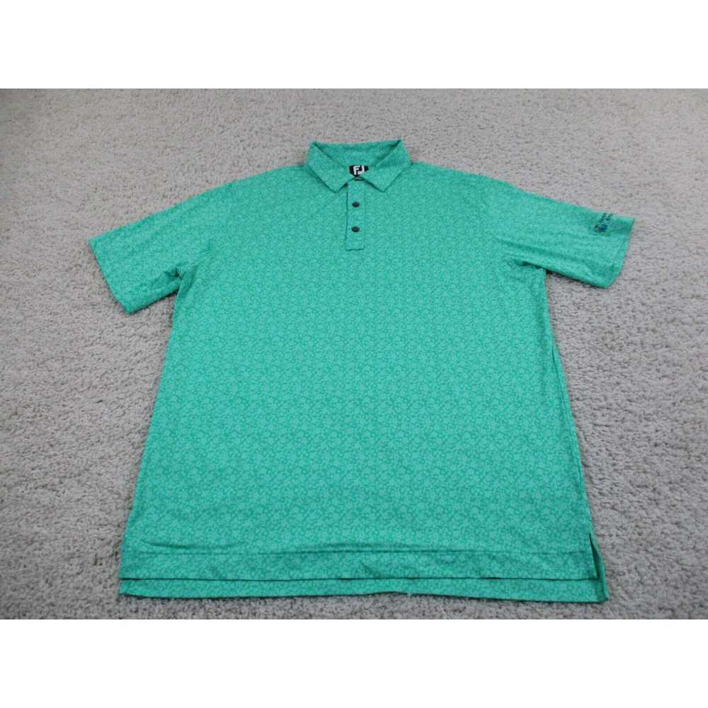 Footjoy FootJoy Shirt Mens Extra Large Green Polo… - image 1