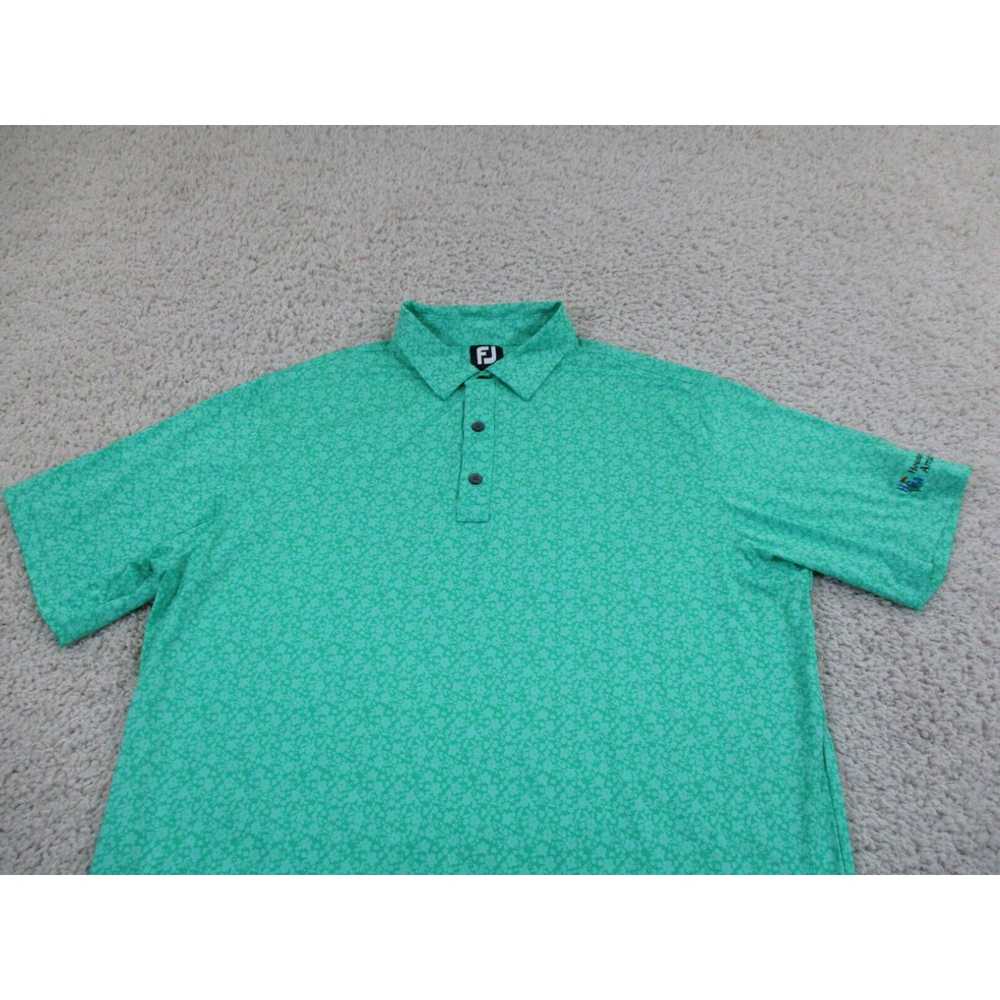 Footjoy FootJoy Shirt Mens Extra Large Green Polo… - image 2
